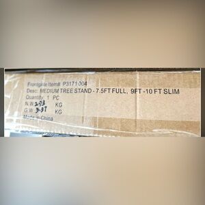 Frontgate Tree Stand 7.5ft Full, 9ft-10ft Slim - NWT